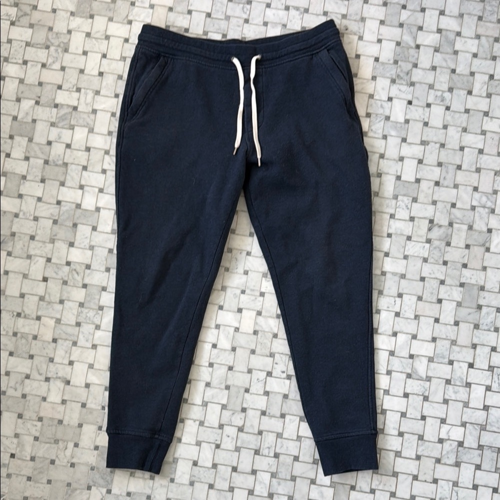 J. Crew Navy Blue Drawstring Joggers